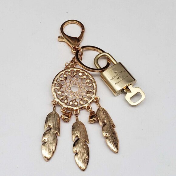Authentic Louis Vuitton Lock & Key with unbranded Bagcharm, Keycharm, Keychain - Picture 7 of 8